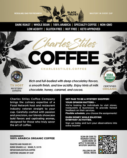 Black Velvet – 2 lb Mystery Diners Signature Dark Roast